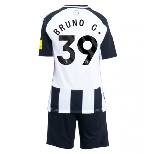 Fotballdrakt Barn Newcastle United Bruno Guimaraes #39 Hjemmedraktsett 2024-25 Kortermet (+ Korte bukser)